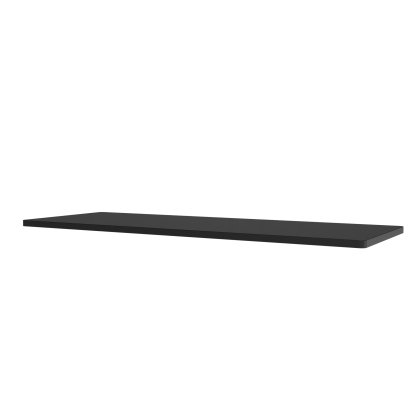Panton Wire Top Panel, Doppelt mittel (H 1,2 x B 70,1 x T 25,7 cm), MDF Black