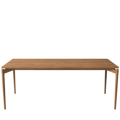 PUREdinner Table, 190 x 85 cm, Eiche natur geölt, Ohne Erweiterungsplatten
