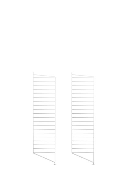String System Bodenleiter, 2er Set, 115 x 30 cm, Weiß