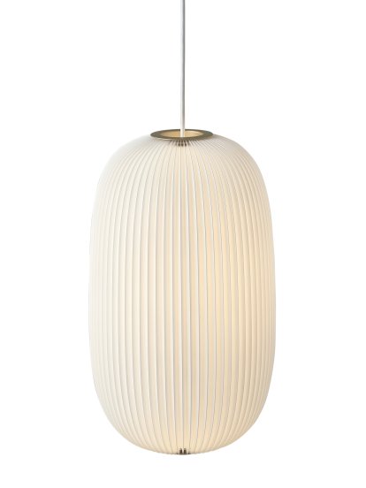 Details Le Klint Lamella Pendant Lamella Pendant, 2: H 52 x Ø 30 cm, Golden