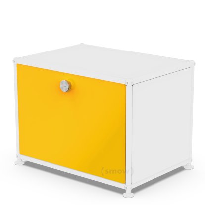 USM Haller Klapptür für USM Haller Regale, 50 cm x 35 cm, Goldgelb RAL 1004