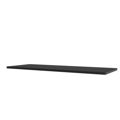 Panton Wire Inlay Shelf, Extended B (B 68,2 x T 25,7 cm), MDF Black