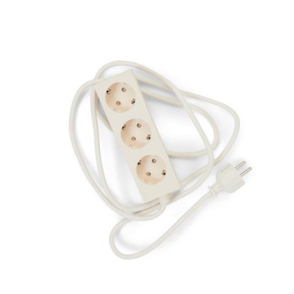Power Bar / Power Beam Steckdosenleiste, 3 Steckdosen, Pearl, 5 m