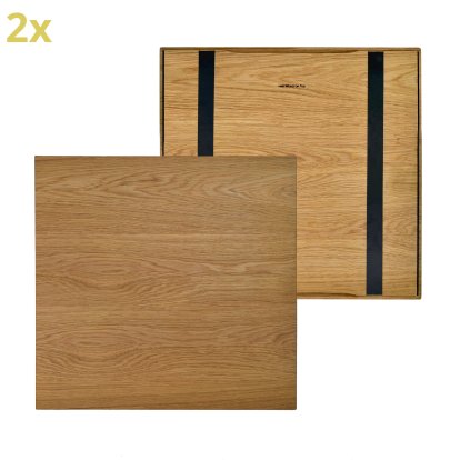 Holzauflage für USM Haller Regale, Größe L, 50 cm x 50 cm, Eiche, naturgeölt