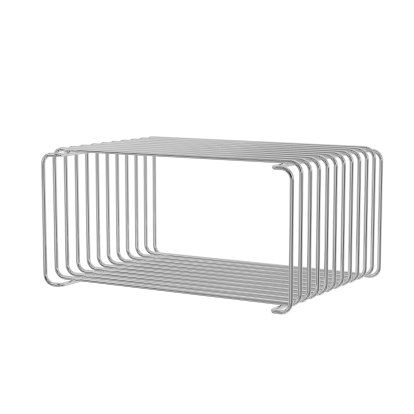 Panton Wire Low, 26 cm, Chrome