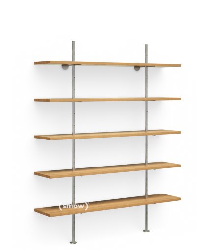 Regal Eiermann, Eiche massiv, 160 cm, 200 cm