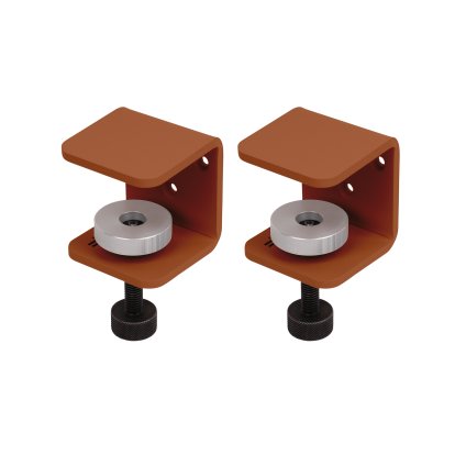 Tiptoe Klemme für Wandregale (2er-Pack), TipToe x HEJU - Zimtbraun