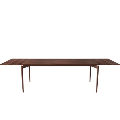 PUREdinner Table, 190 x 85 cm, Walnuss geölt, Mit 2 farbgleichen Erweiterungsplatten (L 190-290 cm)
