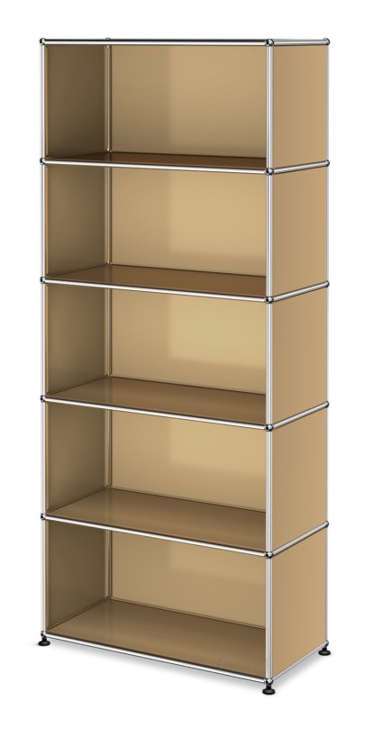 USM Haller Aktenregal M, individualisierbar, USM beige, Offen, Offen, Offen, Offen