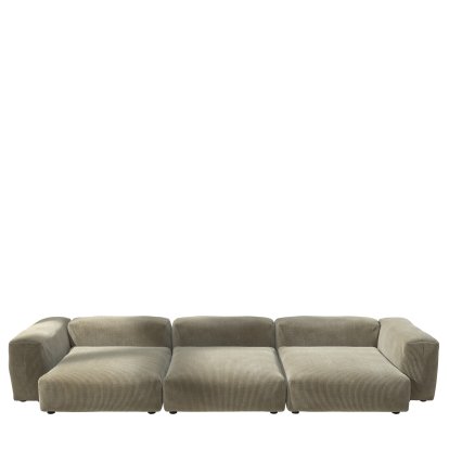 Vetsak Sofa Set 5, Cord velours - Khaki, Ohne Kissen