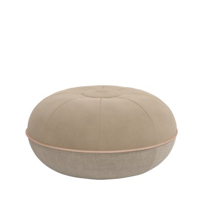 Objects Pouf, Pale Yellow, Ø 50 cm