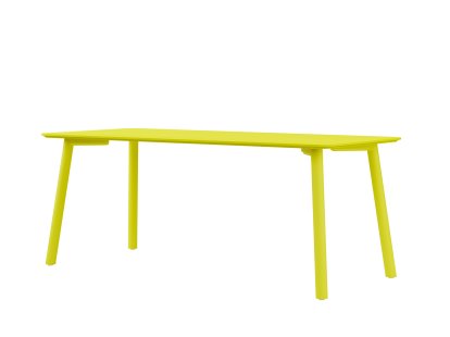 Meyer Color Esstisch, 180 x 80 cm, Esche schwefelgelb