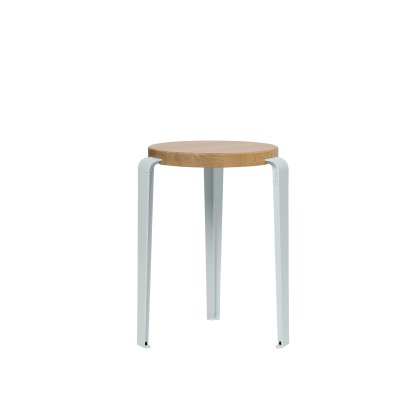 Lou Hocker, Massivholz, Eiche massiv, Blassblau
