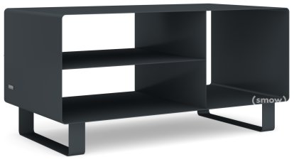 HiFi Lowboard R 104, Anthrazitgrau (RAL 7016), Kufen lackiert in Außenfarbe