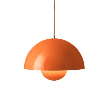 Flowerpot VP7 Pendelleuchte, Zesty orange