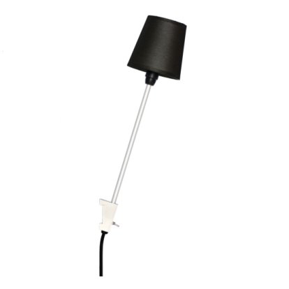 Rosi Lamp, Aluminium silber eloxiert, Schwarz