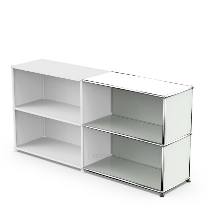 USM Haller Anbaupaket Horizontal 2, Lichtgrau RAL 7035, 35 cm