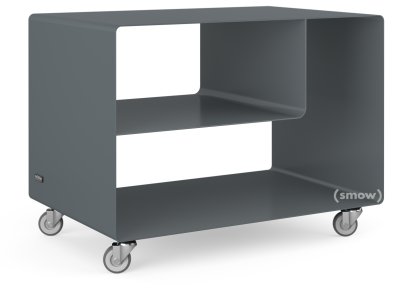 Rollwagen R 106, Einfarbig, Basaltgrau (RAL 7012), Industrierollen