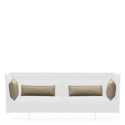 Kissensatz für Alcove Sofa, Für 2-Sitzer, Laser, Warmgrey