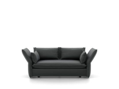 Mariposa Sofa, Zweisitzer (H80,5 x B140 x T101,5 cm), Laser dunkelgrau