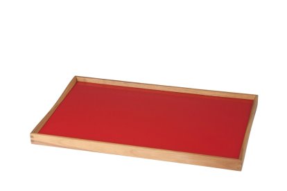 Turning Tray, M (30 x 48 cm), Schwarz/Rot