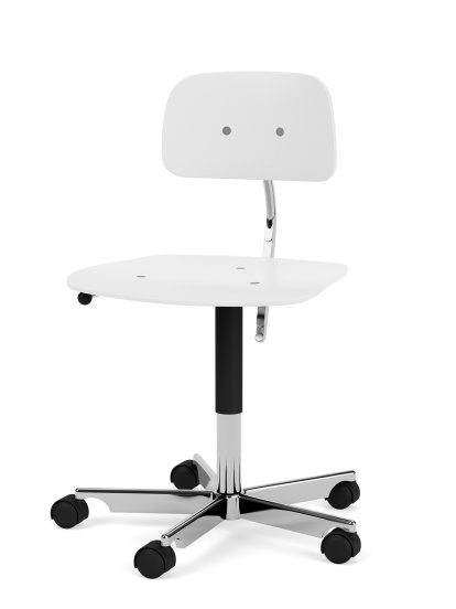 Kevi 2533, B / 48 - 61 cm, Snow, Polished aluminium