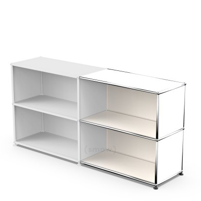 USM Haller Anbaupaket Horizontal 2, Reinweiß RAL 9010, 35 cm