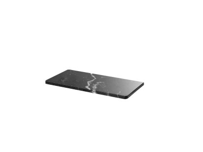 Panton Wire Top Panel, Einzeln klein (H 1,2 x B 34,8 x T 17,4 cm), Marmor schwarz