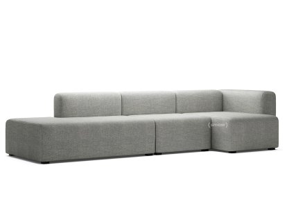 Mags Sofa mit Récamière, Armlehne rechts, Hallingdal - warmgrau