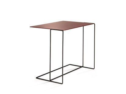 Oki, H 46 x B 56 x T 38 cm, kupferfarben, Matt-pulverbeschichtet bronzefarben