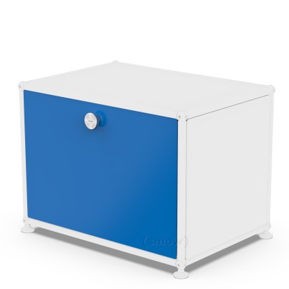 USM Haller Klapptür für USM Haller Regale, 50 cm x 35 cm, Enzianblau RAL 5010