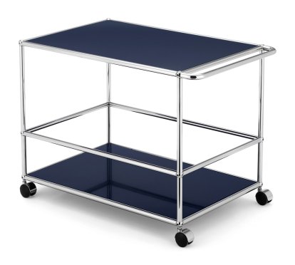 USM Haller Servierwagen Typ I, Stahlblau RAL 5011