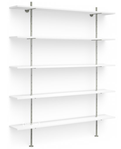 Regal Eiermann, Melamin weiß, 200 cm, 238 cm