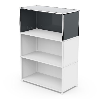 USM Haller Anbaupaket Vertikal 1, Anthrazitgrau RAL 7016, 35 cm