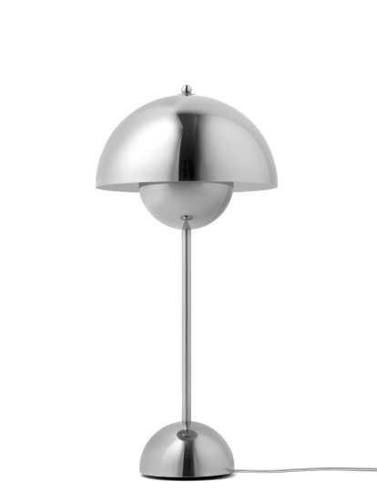 Flowerpot VP3 Tischleuchte, Chrome-plated