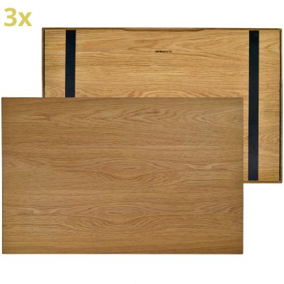 Holzauflage für USM Haller Regale, Größe XL, 75 cm x 50 cm, Eiche, naturgeölt