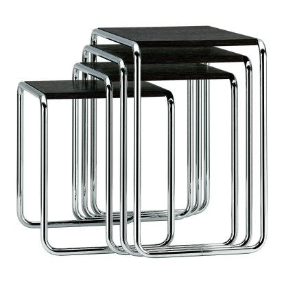 Satztischset B 9, Buche gebeizt, Schwarz (TP 29)