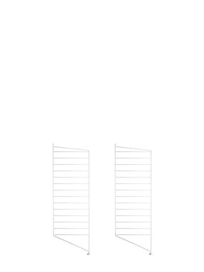 String System Bodenleiter, 2er Set, 85 x 30 cm, Weiß