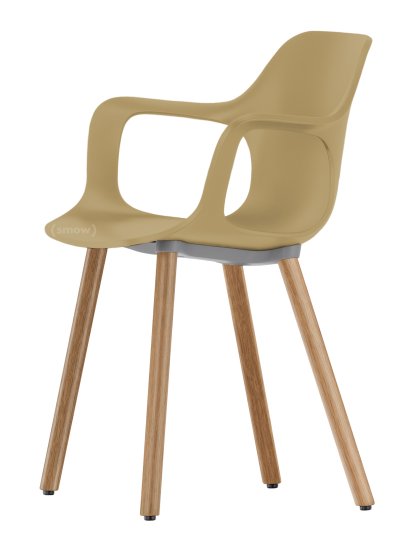 HAL Armchair Wood, Cardboard, Eiche massiv hell, Naturholz Schutzlack