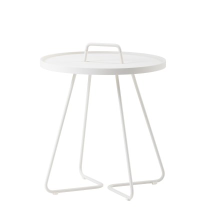 On-the-move Beistelltisch, Klein - H 54 cm x Ø 44 cm, White
