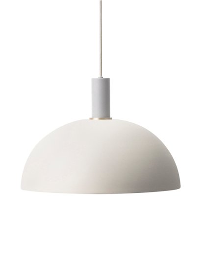 Details Ferm Living Collect Lighting Collect Lighting, Niedrig, Light grey, Dome, Light grey