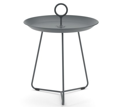 Eyelet Beistelltisch, H 45,5 x Ø 45 cm, Dark grey