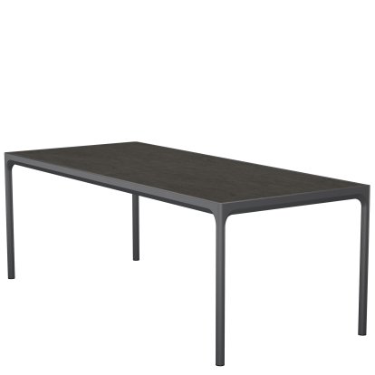 Four Tisch Keramik, 210 x 90 cm, Dark grey / graphite