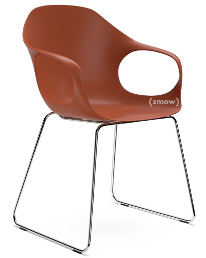 Elephant Sledge, Terracotta, Stahl, verchromt