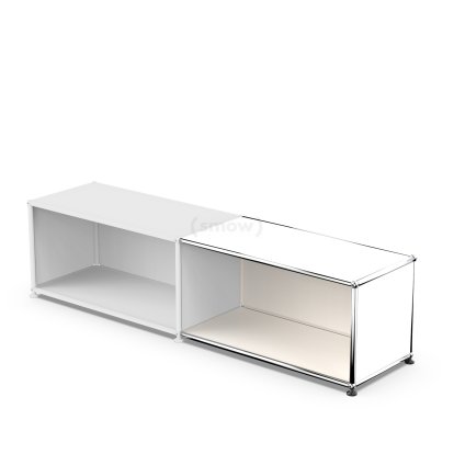 USM Haller Anbaupaket Horizontal 1, Reinweiß RAL 9010, 35 cm