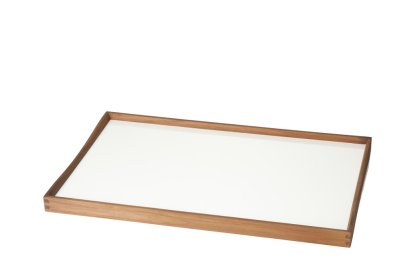 Details Architectmade Turning Tray Turning Tray, M (30 x 48 cm), Schwarz/Weiß