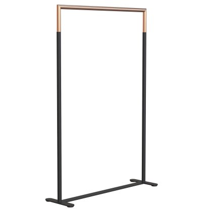 Bukto Kleiderständer, Schwarz matt / kupfer gebürstet, 100 cm