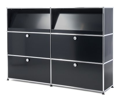 USM Haller Highboard L mit Schrägtablaren