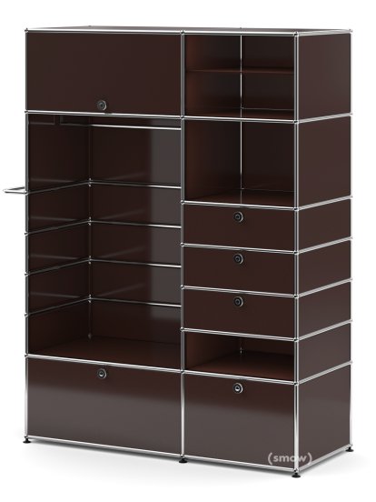 USM Haller Garderobenschrank Typ II, USM braun