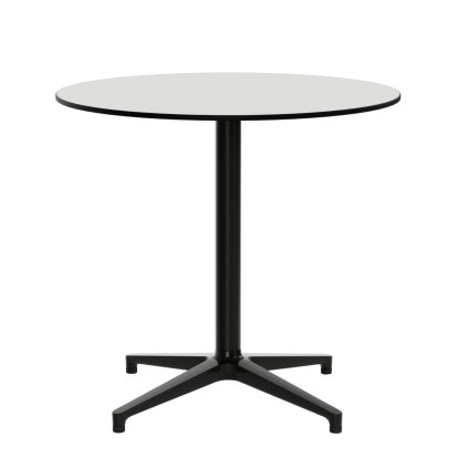 Bistro Table Outdoor, Rund (Ø 796), Vollkernmaterial weiß